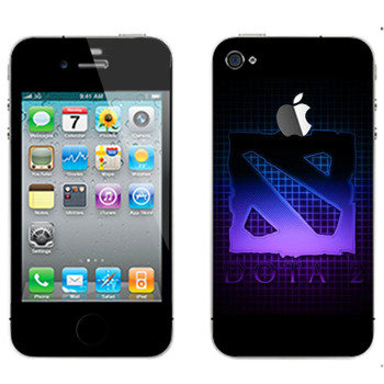   «Dota violet logo»   Apple iPhone 4