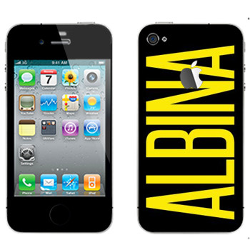   «Albina»   Apple iPhone 4