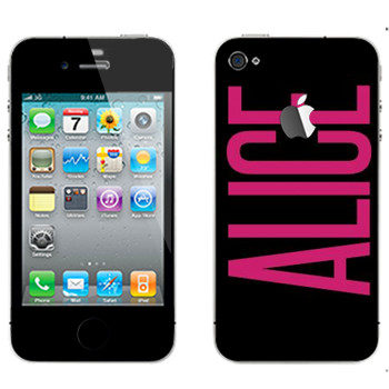   «Alice»   Apple iPhone 4