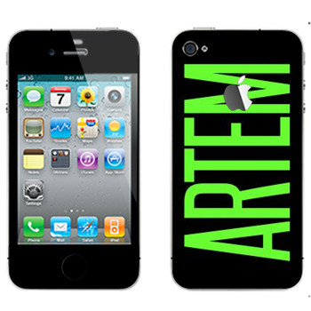   «Artem»   Apple iPhone 4