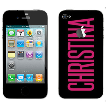   «Christina»   Apple iPhone 4