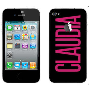   «Claudia»   Apple iPhone 4