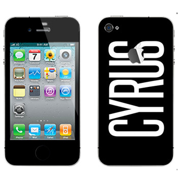   «Cyrus»   Apple iPhone 4