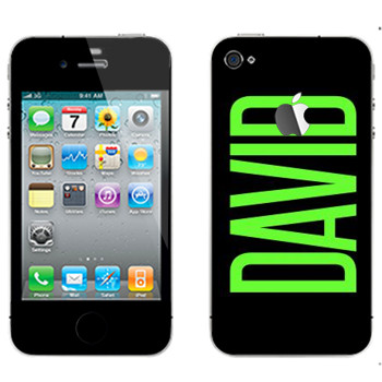   «David»   Apple iPhone 4