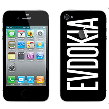   «Evdokia»   Apple iPhone 4