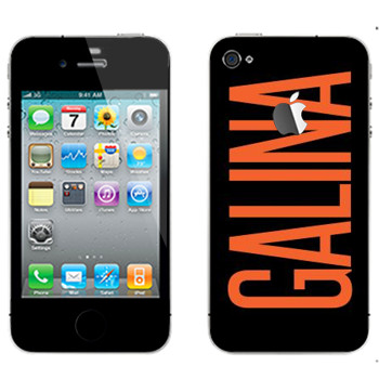   «Galina»   Apple iPhone 4