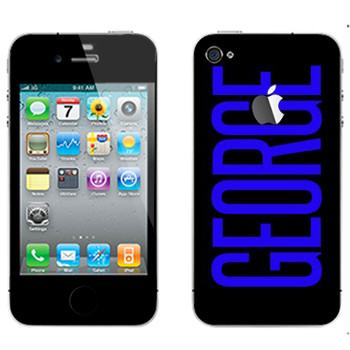   «George»   Apple iPhone 4