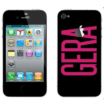   «Gera»   Apple iPhone 4