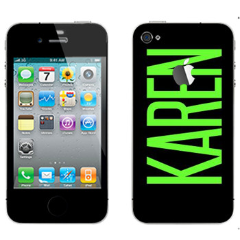   «Karen»   Apple iPhone 4