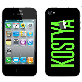   «Kostya»   Apple iPhone 4