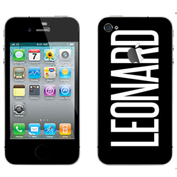   «Leonard»   Apple iPhone 4