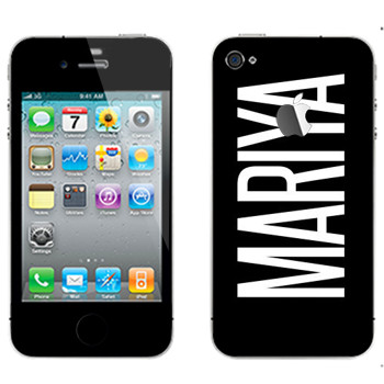   «Mariya»   Apple iPhone 4