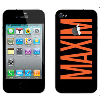   «Maxim»   Apple iPhone 4
