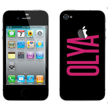   «Olya»   Apple iPhone 4