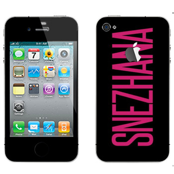   «Snezhana»   Apple iPhone 4