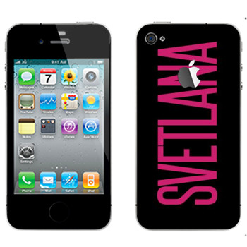   «Svetlana»   Apple iPhone 4