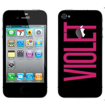   «Violet»   Apple iPhone 4