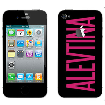   «Alevtina»   Apple iPhone 4S