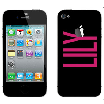   «Lily»   Apple iPhone 4S