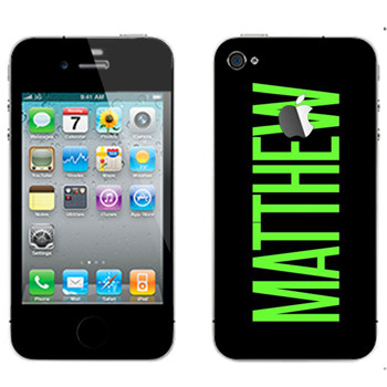   «Matthew»   Apple iPhone 4S