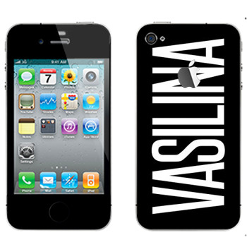   «Vasilina»   Apple iPhone 4S