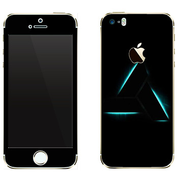 Виниловая наклейка «Assassins creed треугольник» на телефон Apple iPhone 5
