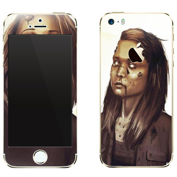 Виниловая наклейка «Dying Light - девочка зомби» на телефон Apple iPhone 5