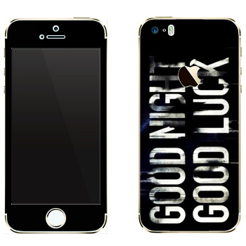 Виниловая наклейка «Dying Light black logo» на телефон Apple iPhone 5