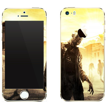 Виниловая наклейка «Dying Light солнечный денек» на телефон Apple iPhone 5