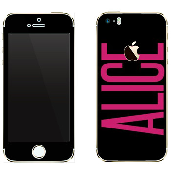   «Alice»   Apple iPhone 5