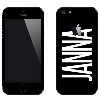   «Janna»   Apple iPhone 5