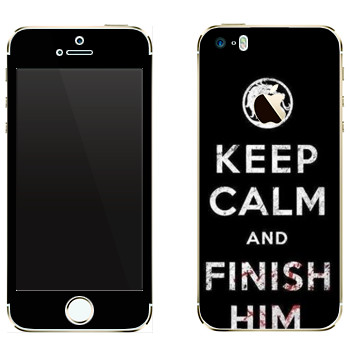   «Keep calm and Finish him Mortal Kombat»   Apple iPhone 5