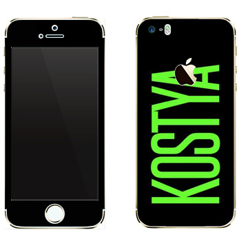   «Kostya»   Apple iPhone 5