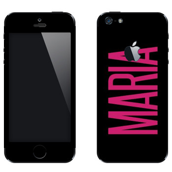   «Maria»   Apple iPhone 5