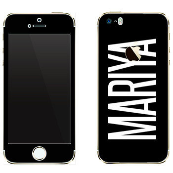   «Mariya»   Apple iPhone 5