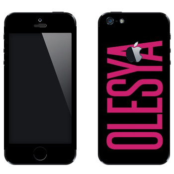   «Olesya»   Apple iPhone 5