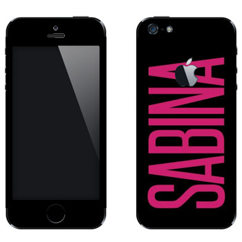   «Sabina»   Apple iPhone 5