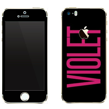   «Violet»   Apple iPhone 5