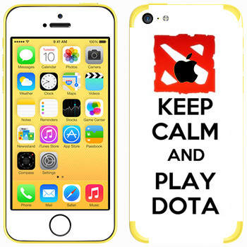   «Keep calm and Play DOTA»   Apple iPhone 5C