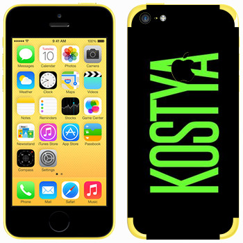   «Kostya»   Apple iPhone 5C