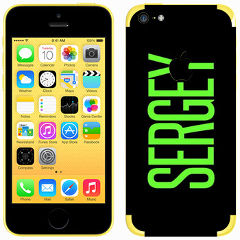  «Sergey»   Apple iPhone 5C