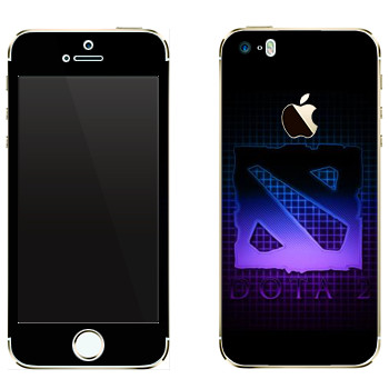   «Dota violet logo»   Apple iPhone 5S