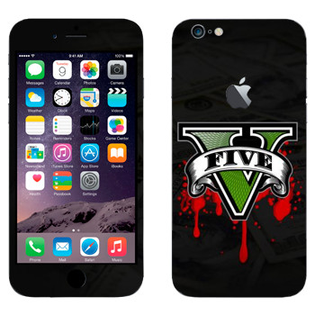   «GTA 5 - logo blood»   Apple iPhone 6 Plus/6S Plus