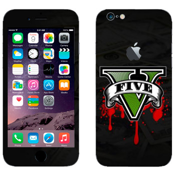   «GTA 5 - logo blood»   Apple iPhone 6/6S