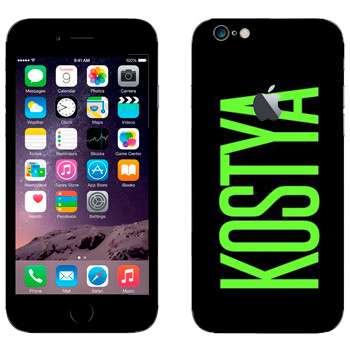   «Kostya»   Apple iPhone 6/6S