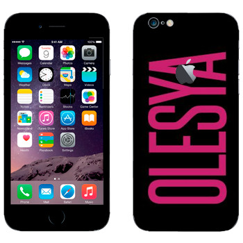   «Olesya»   Apple iPhone 6/6S
