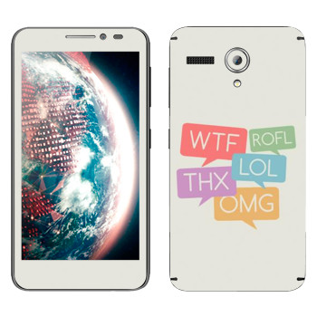   «WTF, ROFL, THX, LOL, OMG»   Lenovo A606