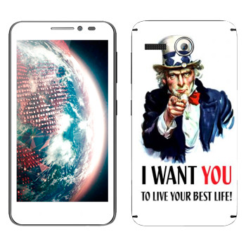   « : I want you!»   Lenovo A606