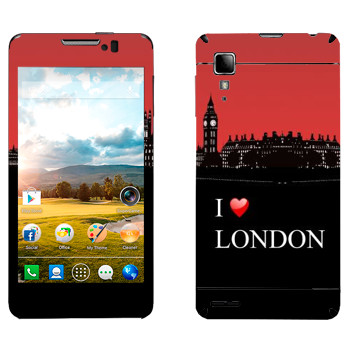   «I love London»   Lenovo P780