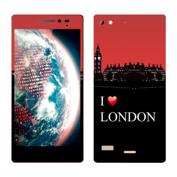   «I love London»   Lenovo VIBE X2